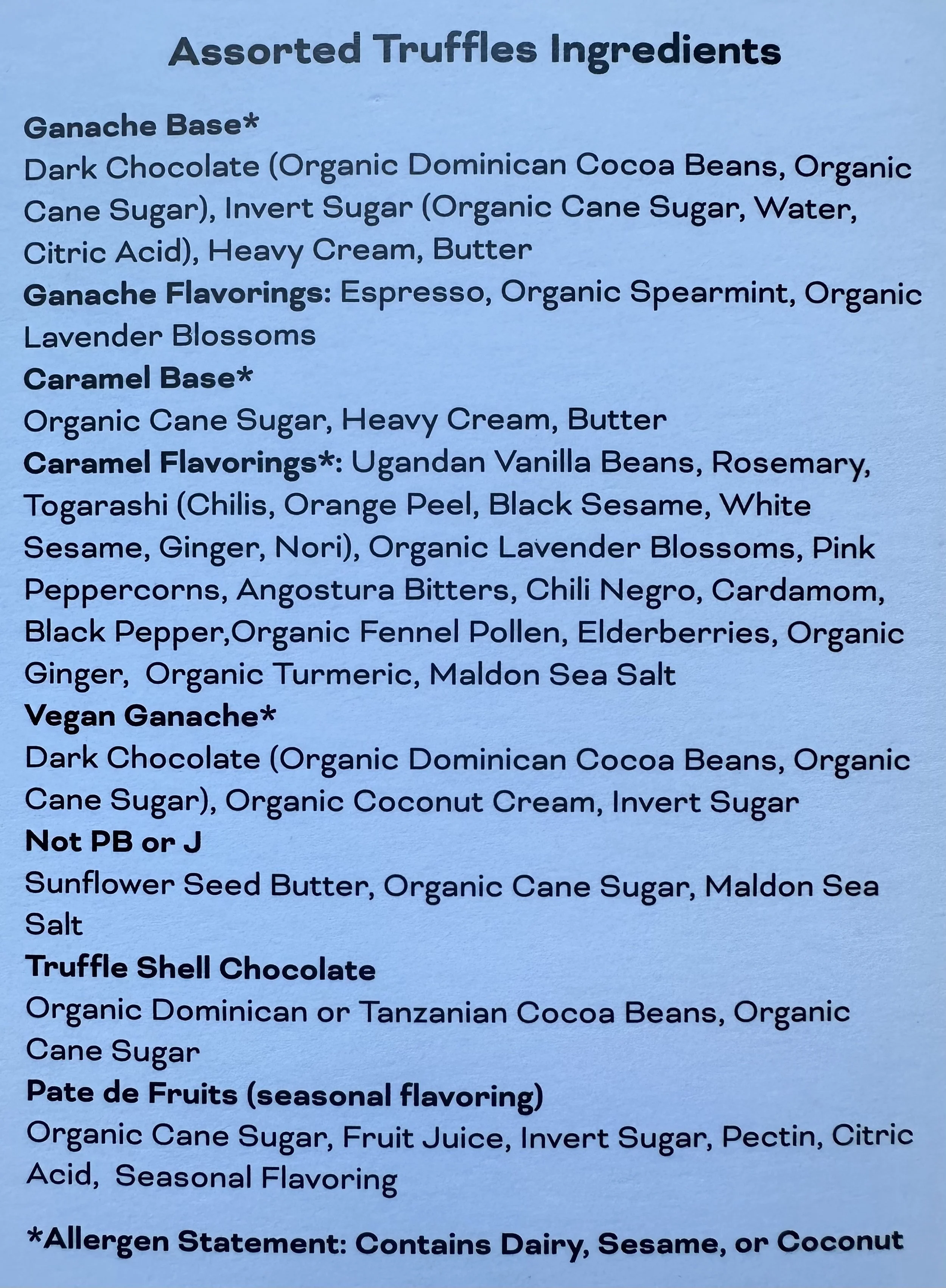 Pre-Selected 35-Piece Truffle Box — Twenty-Four Blackbirds Chocolate